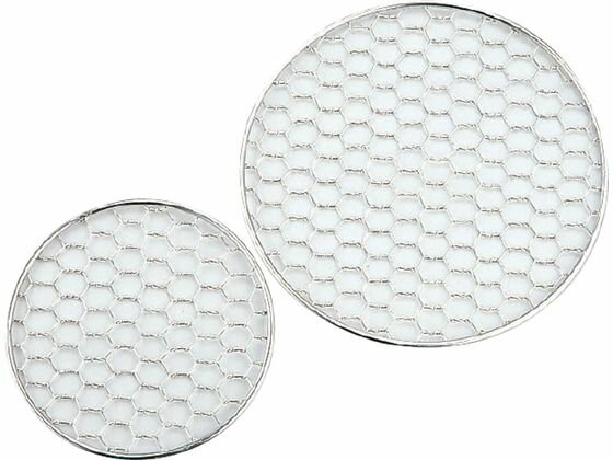 MT 18-8亀甲焼網 (丸) 中 13cm エムテートリマツ 034067003