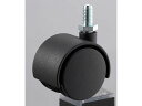 アイテック 双輪キャスター ボルトタイプ 40mm 光 KWN-40