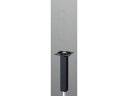 アイテック スマートレグ 角脚 25×25×150mm 黒 光 KSK251-1