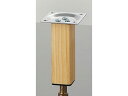 アイテック スマートレグ 木製角脚 32×100mm シルバー 光 KSW-3210