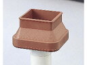 ゴム脚キャップ(フリーサイズイスゴム) 茶 角 40〜50mm用 光 F4-4501