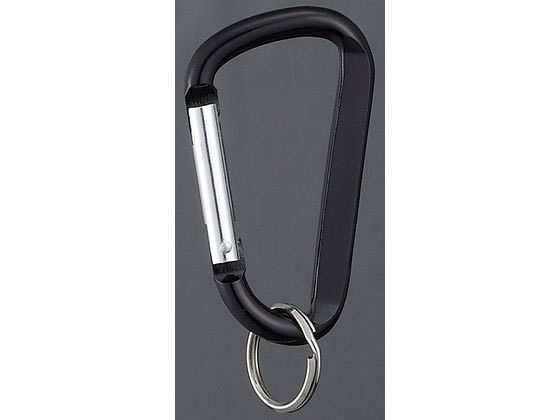 アイテック カラビナ 中 60mm ブラック 光 KRA601