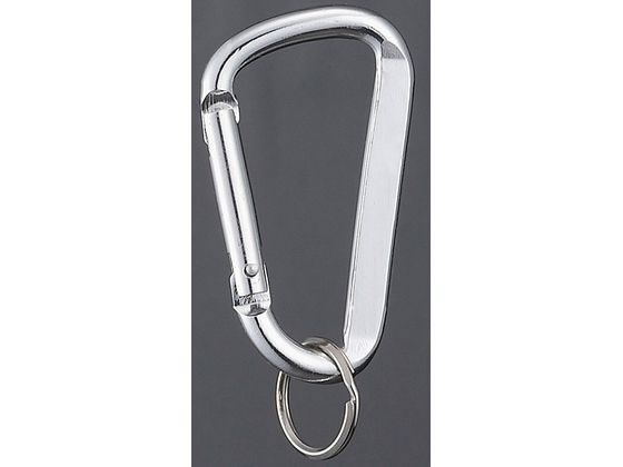 アイテック カラビナ 中 60mm シルバー 光 KRA602