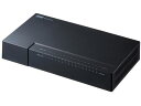 ギガビット対応スイッチングハブ(16ポート) サンワサプライ LAN-GIGAP1602BK