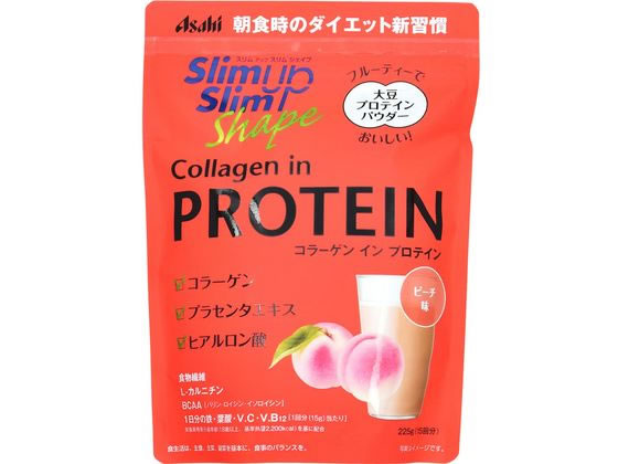 スリムUPスリムシェイプ コラーゲンインプロテイン 225g アサヒグループ食品