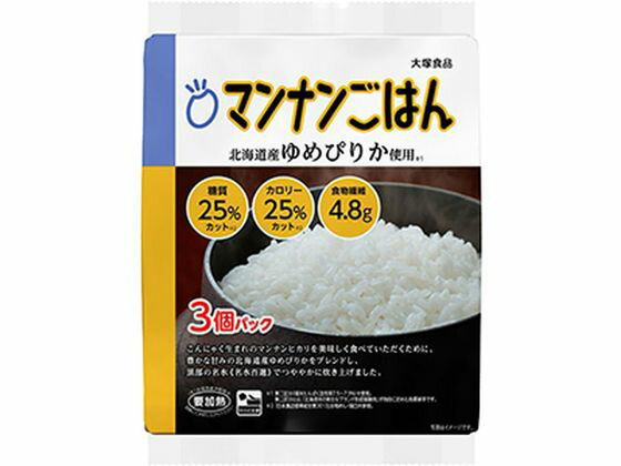 マンナンごはん 160g×3個パック 大塚食品