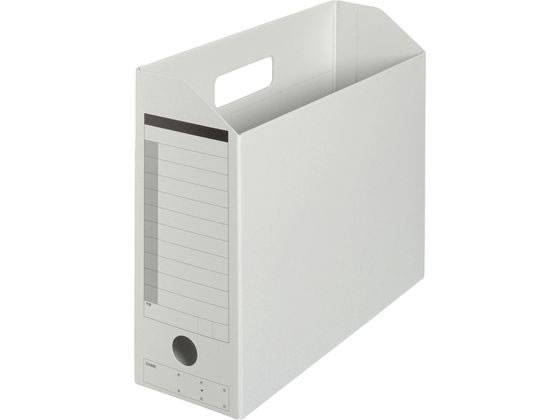 ボックスファイル/A4/再生紙/グレー FL-051BF/78084 プラス 78084/FL-051BF