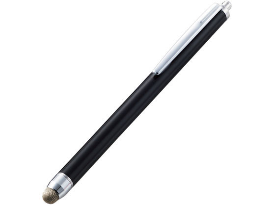 タッチペン スタイラスペン 抗菌 導電繊維 エレコム P-TPS03ABBK