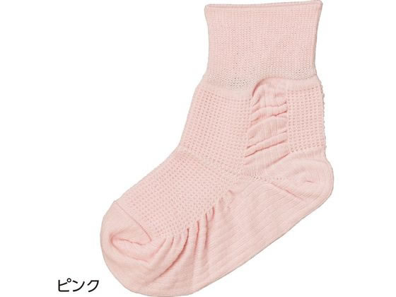 転倒予防靴下(婦人) ピンク 23〜24cm ケアファッション 09753301