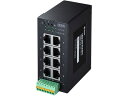 産業用ギガスイッチングハブ 高耐久 8ポート サンワサプライ LAN-GIGAFA804(2)