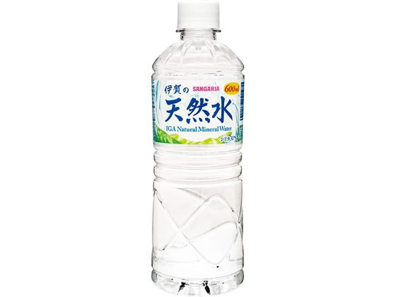 伊賀の天然水 PET600ml サンガリアの商品画像