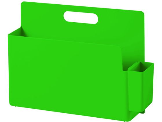 仕切り・トレーになるキャリーボックス グリーン 内田洋行 2077556