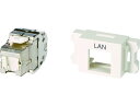 コーニング/Cat6A RJ45モジュラージャック+JISプレート用アダプタセット コーニングインターナショナル 8369632