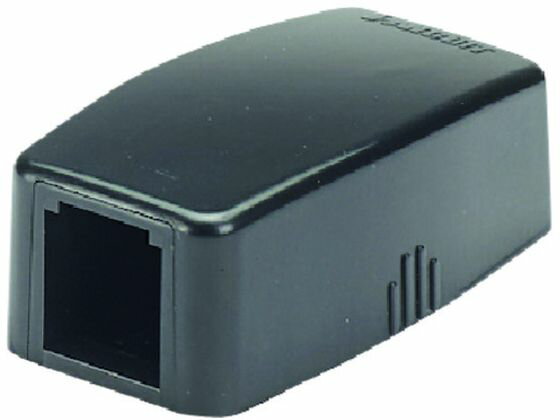 パンドウイット/ローゼットボックス シャッターなし 1個口 黒 パンドウイットコーポレーション 1478976