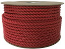 ポリエチレンロープドラム巻 12mm×100m レッド ユタカメイク 7947674