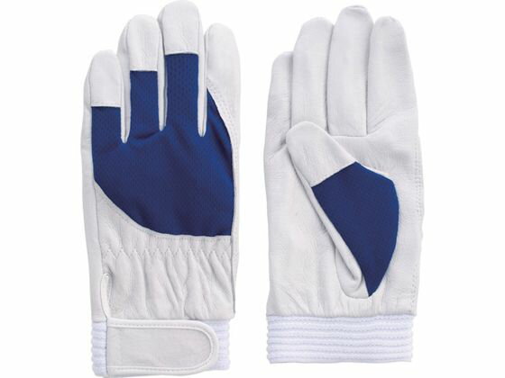 豚本革手袋 F-505 アスリート ブルーM 富士グローブ 3787401