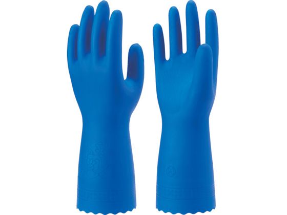 塩化ビニール手袋 No181ブルーフィット(薄手) L ショーワグローブ 3547728