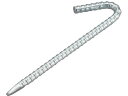 ユニクロ異形ロープ止めJ型10×300mm トラスコ中山 2753618