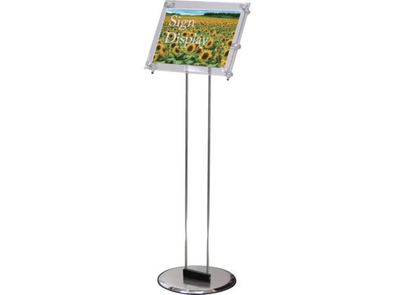 TOKISEI/クリエイティブアクリルスタンド ポール A4横 297×210 常磐精工 8190843