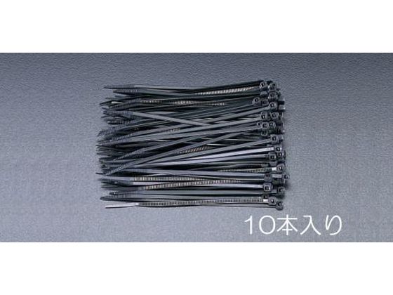 結束バンド 耐候性 10本 100×2.5mm エスコ EA475B-10