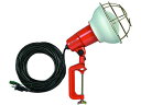 ハタヤ/防雨型作業灯 リフレクターランプ300W 100V接地付10m バイス ハタヤリミテッド 3704173