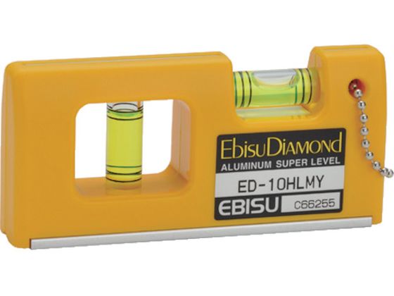 磁石付ハンディーレベルー2 イエロー エビス 4104757