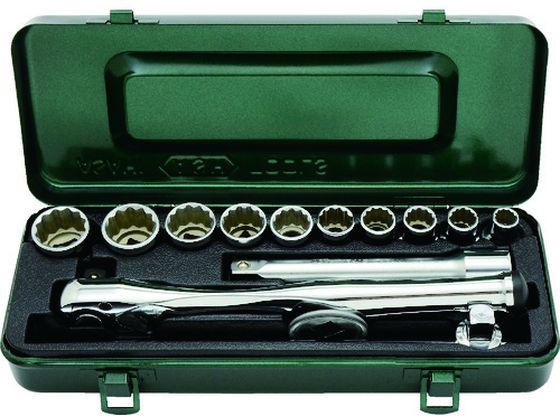 レボウェイブソケットレンチセット12.7□×14PCS 旭金属工業 8550862
