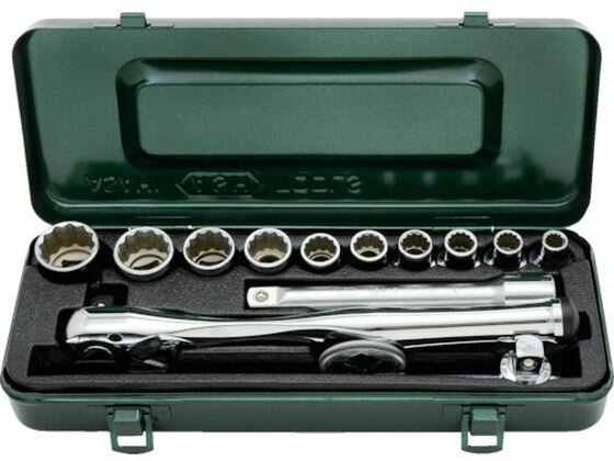 レボウェイブソケットレンチセット12.7□×14PCS 旭金属工業 8550863