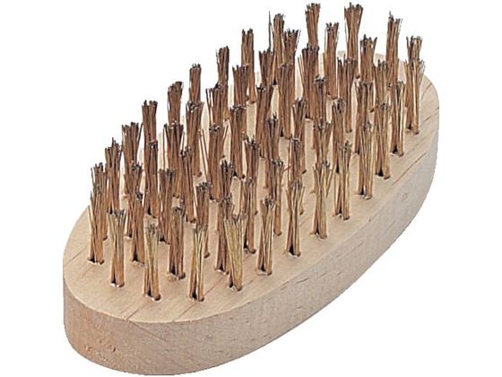 小判6行ブラシ ゴールメッキ線 トラスコ中山 2589354