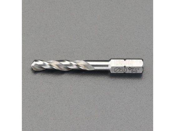 ドリルビット 六角軸 HSS 5.1×50mm エスコ EA824BW-5.1