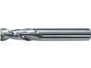 三菱K/2枚刃アルミ加工用 超硬スクエアエンドミルミディアム刃長(M)2m 三菱マテリアル 6591515