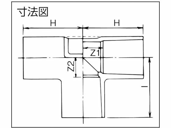 TS継手 異径チーズ TS-T 16×13 クボタケミックス 4465440