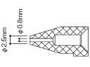 ノズル/0.8MM 白光 8688333