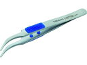 ラバーグリップ付ステンレスピンセット 120mm 先丸鷲型 トラスコ中山 2997436