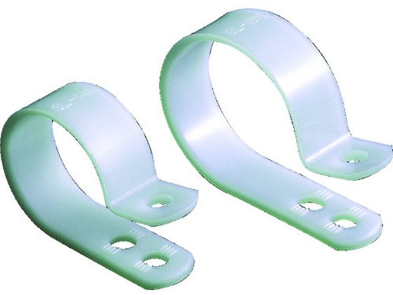 ナイロンクリップ 100個入り 固定時の内径外穴3mm 品川商工 7807015