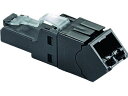 パンドウイット/LANコネクタ CAT6A 簡単成端モジュラープラグアングルタイ パンドウイットコーポレーション 1573942
