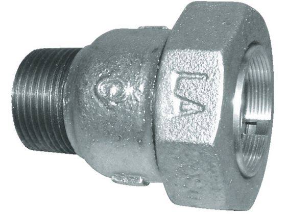 LAカップリングHI-LA型 オスアダプター 呼び径(A)15 リケン 2829207