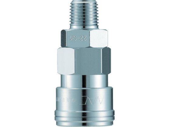 クイックカップリング AL20型 鋼鉄製 メネジ取付用 長堀工業 3643115