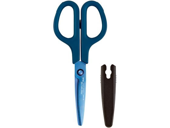 はさみ フィットカットカーブ プレミアムチタン ネイビー SC-175STN プラス 35-657SC-175STN