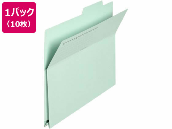持ち出しフォルダーA4ヨコブルーFL-061PF10枚 プラス 87-135FL-061PF