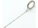 キラキラマスキングテープ Flower 5mm×5m ワールドクラフト KRMT5-015