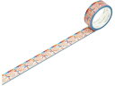 キラキラマスキングテープ Merry-go-round 15mm×5m ワールドクラフト KRMT15-078