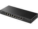 ギガビット対応PoEスイッチングハブ(8ポート) サンワサプライ LAN-GIGAPOE82