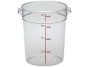 Cambro/キャンブロ 丸型 フードコンテナー本体 RFSCW4 クリア CAMBRO 0041900