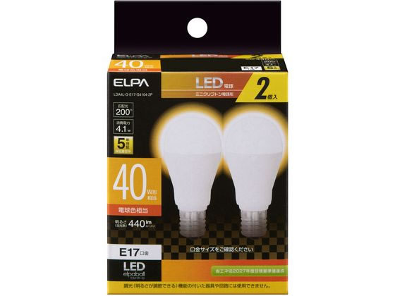 ߥ˥ץȥ 40W ŵ忧2 īŴ LDA4LGE17G4104-