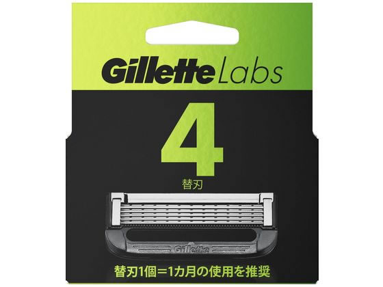 ジレット ラボ 角質除去バー搭載 替刃 4個 P&G