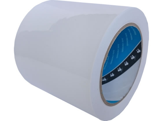 半硬質塩ビラインテープ 100mm×20m 白 寺岡 No.340G