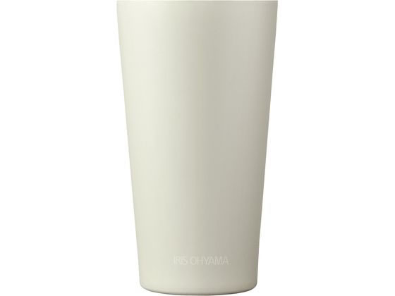 ステンレスタンブラー 360ml ホワイト アイリスオーヤマ ST-360