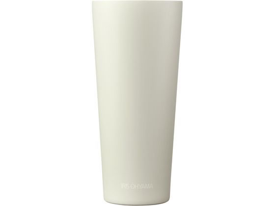 ステンレスタンブラー 450ml ホワイト アイリスオーヤマ ST-450