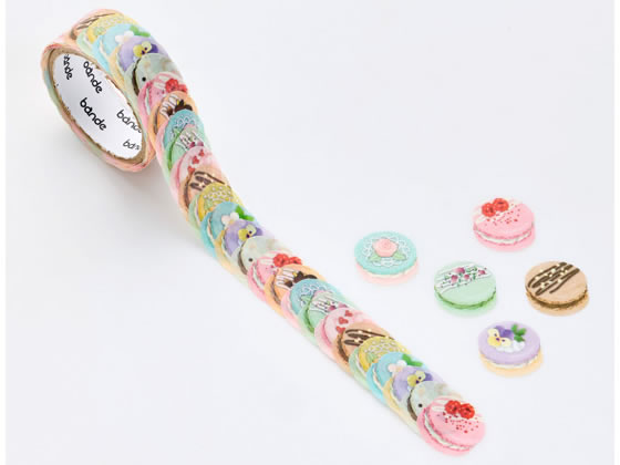 マスキングロールステッカー おめかしマカロン bande BDA696